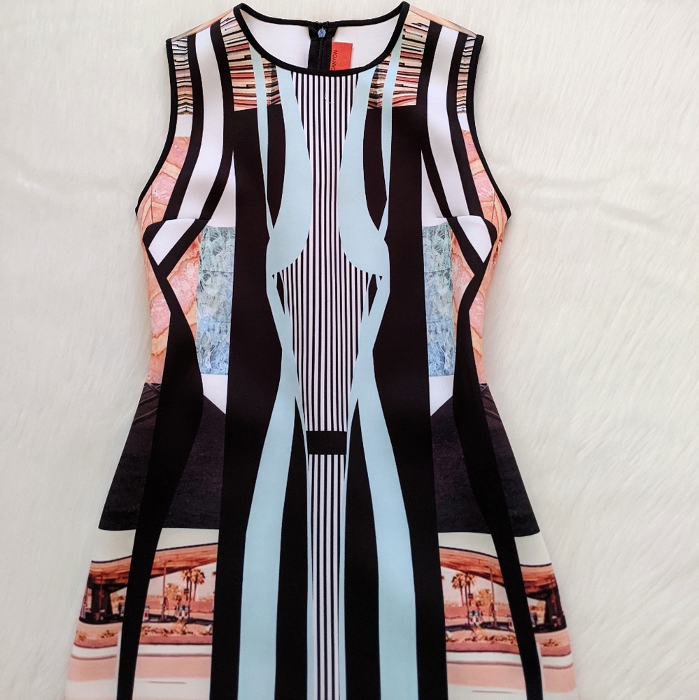 Clover Canyon Desert Home Neoprene Dress | S - Picture 6 of 16